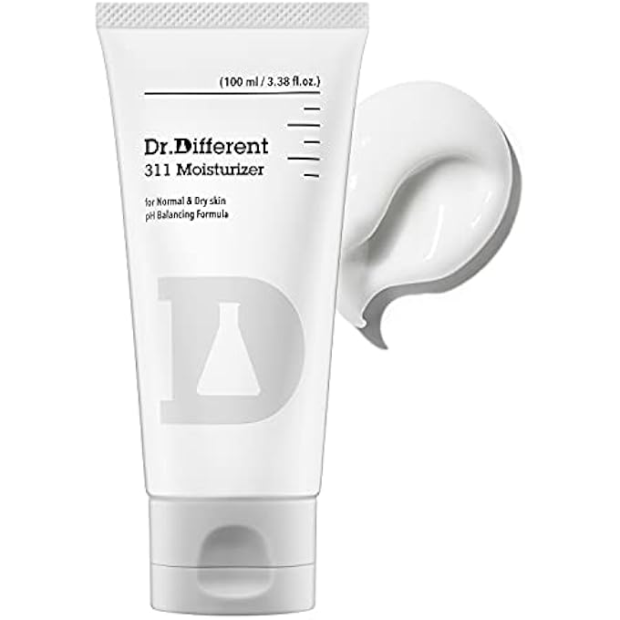 Dr.Different 311 MOISTURIZER - CERAMIDE FACE MOISTURIZER FOR DRY SKIN, HYPOALLERGENIC HYDRATING AND SKIN BARRIER FACIAL CREAM, 3.38 OZ - Image 1